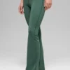 Alo Softsculpt 7/8 Foldover Flare Legging - Clover Green