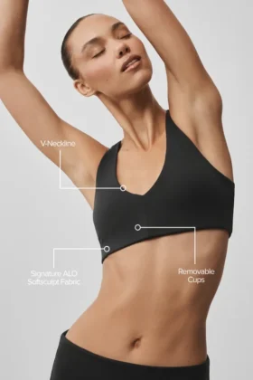 Alo Softsculpt Base Bra – Black