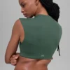 Alo Softsculpt Capped out Short Sleeve - Clover Green