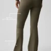 Alo Softsculpt Foldover Flare Legging - Olive Tree