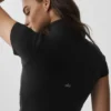 Alo Softsculpt Full Zip Short Sleeve - Black
