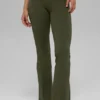 Alo Softsculpt High-Waist 7/8 Bootcut Legging - Green Olive