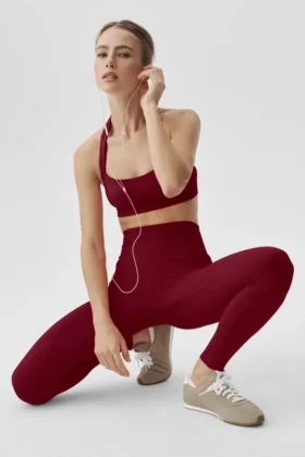Alo Softsculpt High-Waist 7/8 Legging – Summer Romance Red