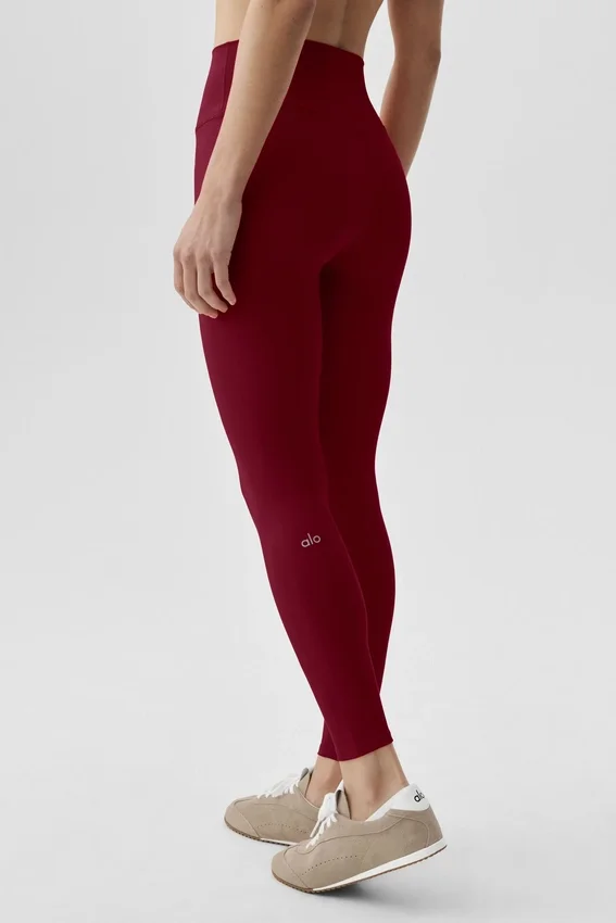 Alo Softsculpt High-Waist 7/8 Legging - Summer Romance Red