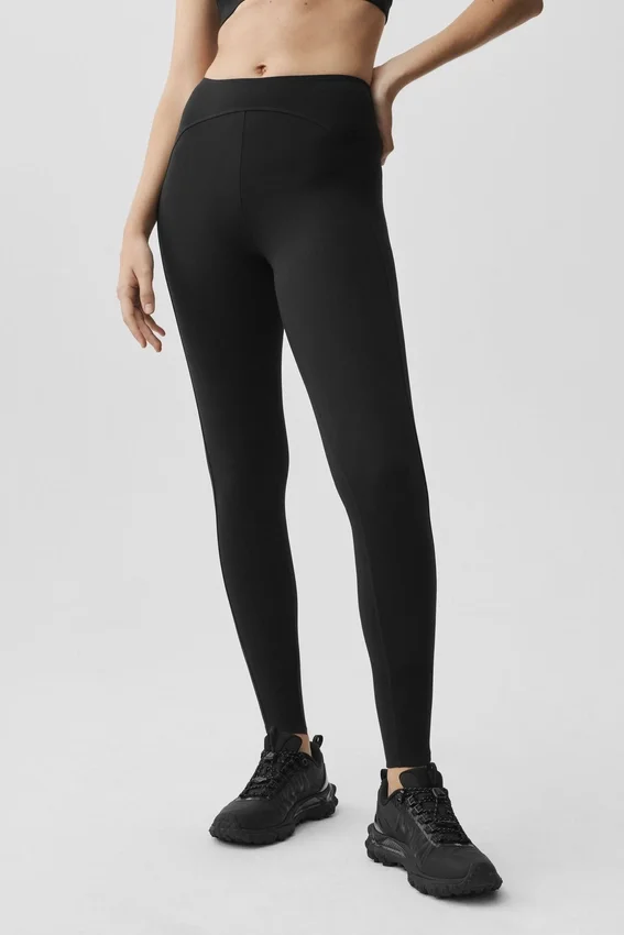Alo Softsculpt High-Waist 7/8 Superset Legging - Black