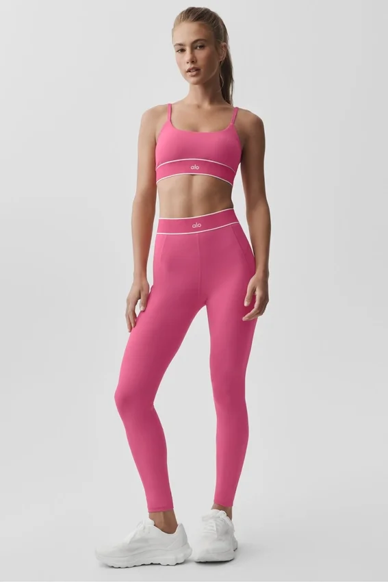Alo Softsculpt High-Waist Amp It up Legging - Paradise Pink