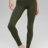 Alo Softsculpt High-Waist Legging - Green Olive