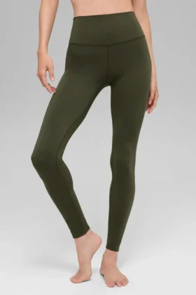 Alo Softsculpt High-Waist Legging - Green Olive