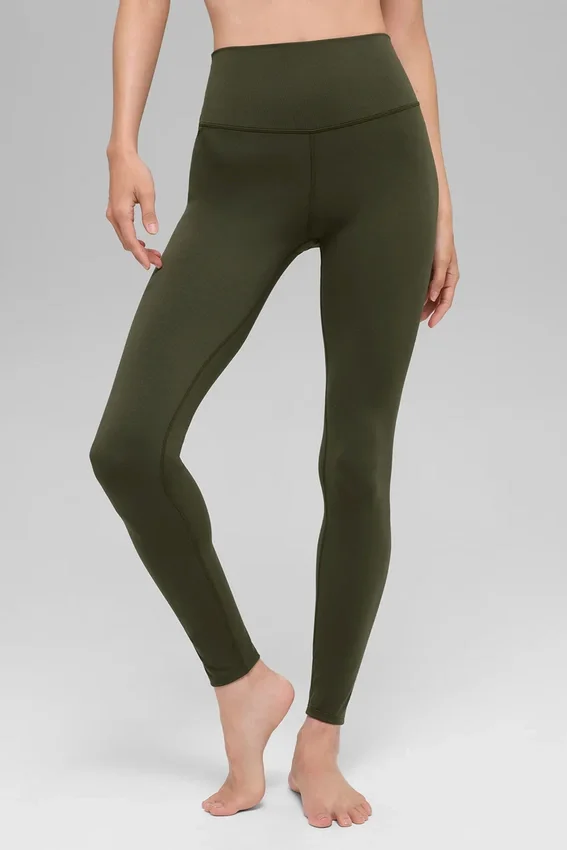 Alo Softsculpt High-Waist Legging - Green Olive