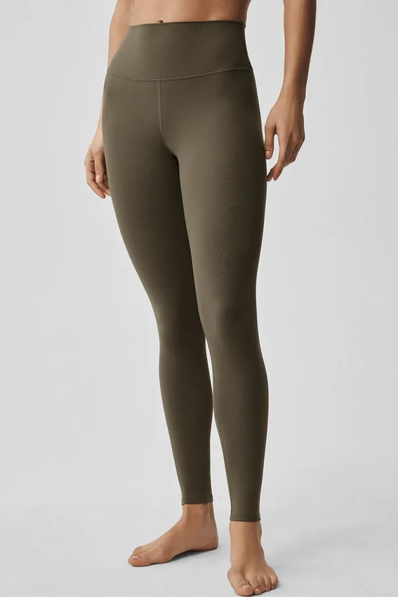 Alo Softsculpt High-Waist Legging - Olive Tree