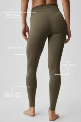 Alo Softsculpt High-Waist Legging – Olive Tree