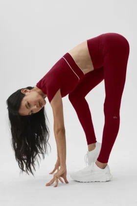 Alo Softsculpt High-Waist Legging – Summer Romance Red