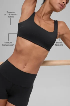 Alo Softsculpt Precision Bra – Black