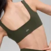 Alo Softsculpt Precision Bra - Green Olive