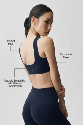 Alo Softsculpt Precision Bra – Navy