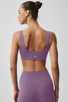 Alo Softsculpt Precision Bra – Plum Kiss