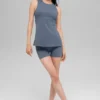 Alo Softsculpt Precision Full Length Bra Tank - Bluestone