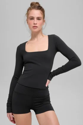 Alo Softsculpt Precision Long Sleeve - Black