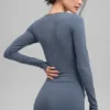 Alo Softsculpt Precision Long Sleeve - Bluestone