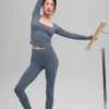 Alo Softsculpt Precision Long Sleeve - Bluestone