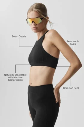 Alo Softsculpt Superset Bra – Black