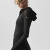 Alo Softsculpt Superset Full Zip Jacket - Black