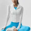 Alo Softsculpt Superset Full Zip Jacket - White