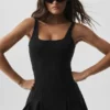 Alo Softsculpt Topspin Tennis Dress - Black