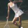 Alo Softsculpt Topspin Tennis Dress - White