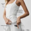 Alo Softsculpt Topspin Tennis Dress - White