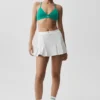 Alo Softsculpt Topspin Tennis Skirt - White