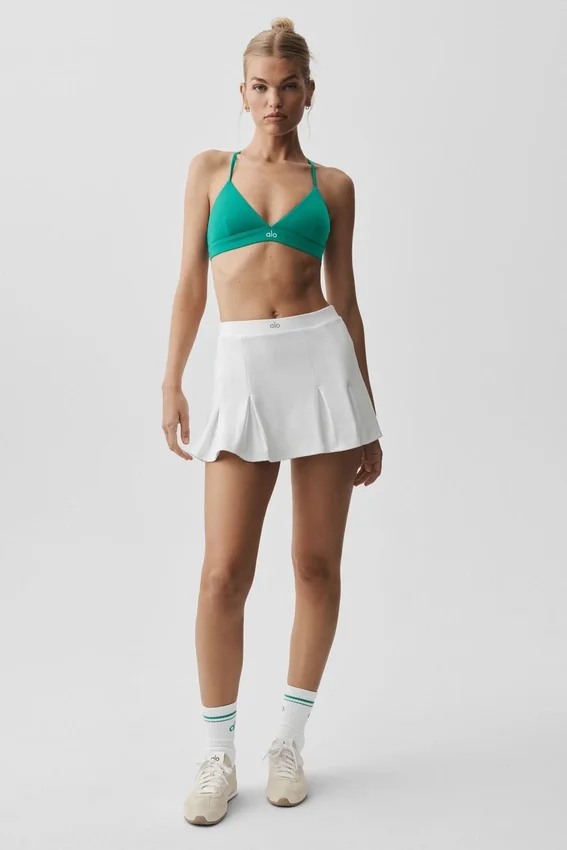 Alo Softsculpt Topspin Tennis Skirt - White