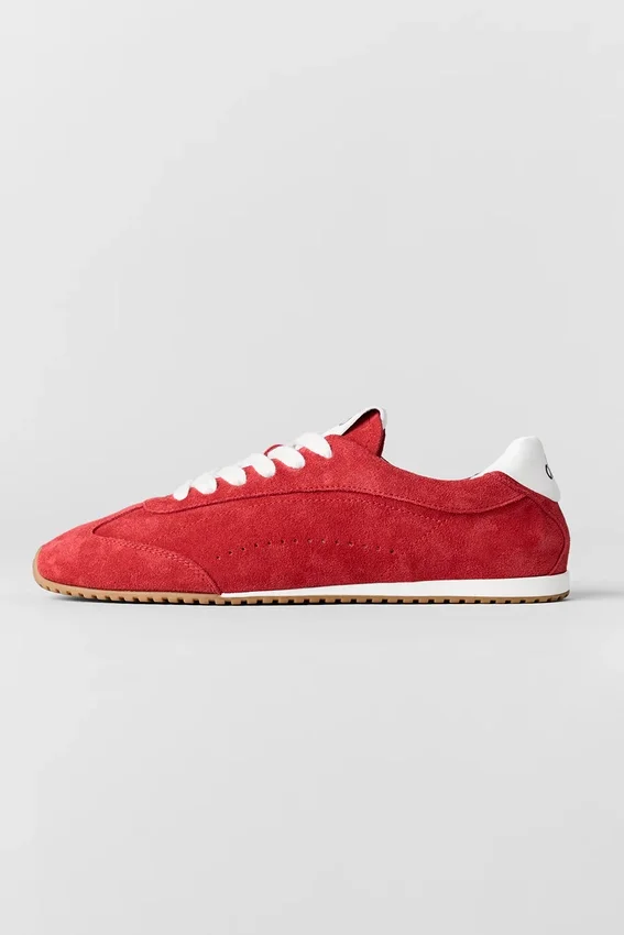 Alo Sunset Sneaker - Candy Heart Red