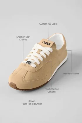 Alo Sunset Sneaker + Jisoo – Caramel Cream