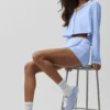 Alo Sunset Sneaker - Light Provence Blue