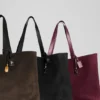 Alo Tranquility Tote - Black Suede