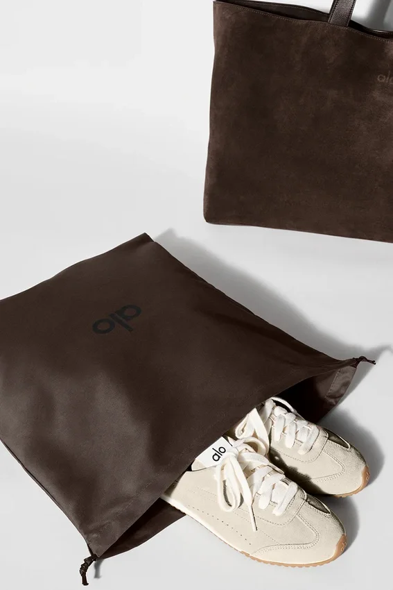 Alo Tranquility Tote - Espresso Suede