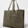 Alo Tranquility Tote - Olive Tree Suede