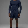 Alo Vapor Crewneck Long Sleeve - Navy