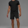 Alo Vapor Crewneck Short Sleeve - Black