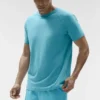 Alo Vapor Crewneck Short Sleeve - Blue Breeze