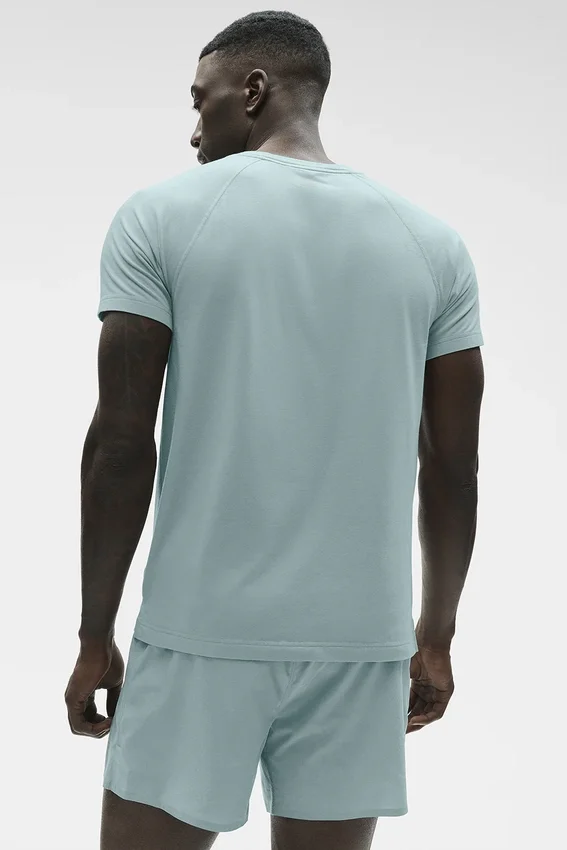 Alo Vapor Crewneck Short Sleeve - Desert Sage