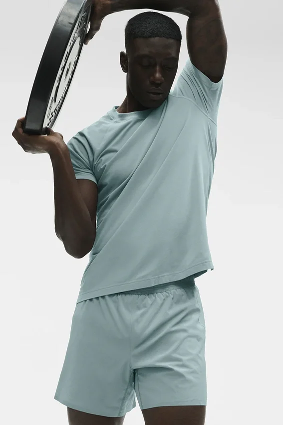 Alo Vapor Crewneck Short Sleeve - Desert Sage