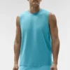 Alo Vapor Muscle Tank - Blue Breeze