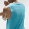Alo Vapor Muscle Tank - Blue Breeze