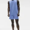 Alo Vapor Muscle Tank - Provence Blue