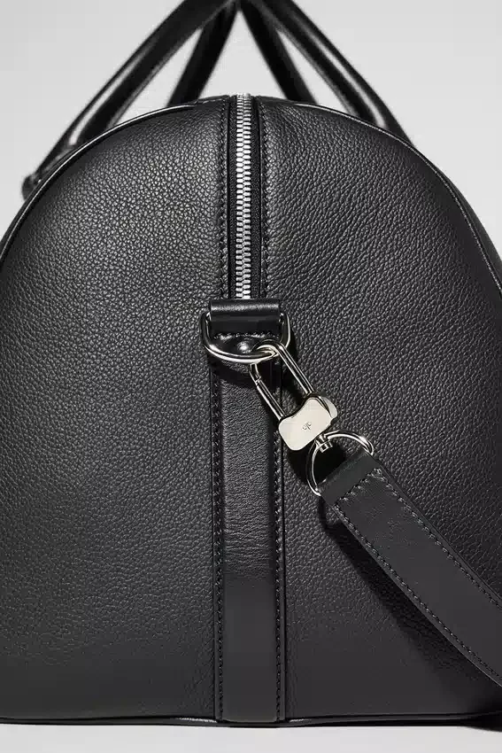 Alo Voyage Duffle - Black Leather