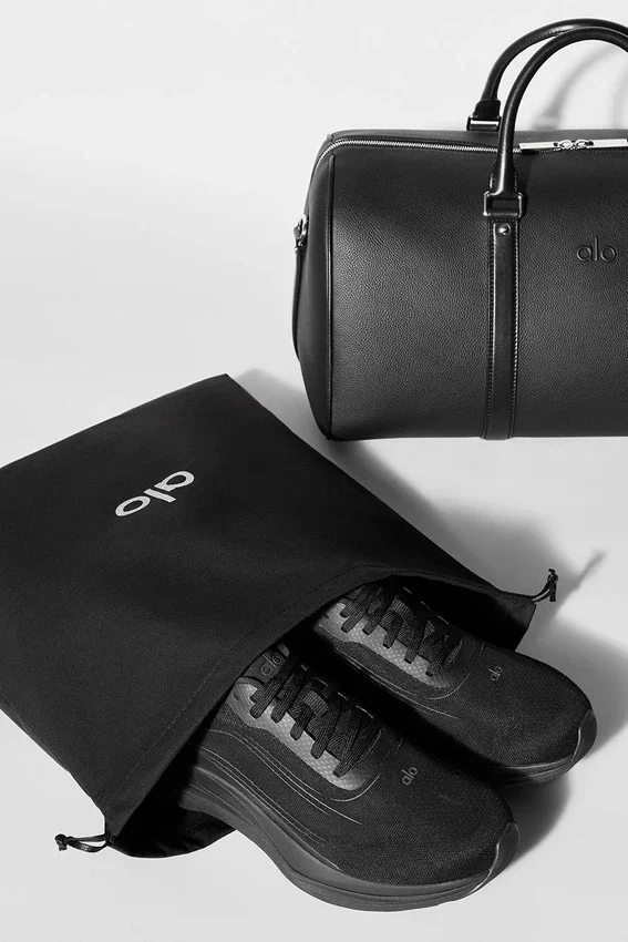 Alo Voyage Duffle - Black Leather