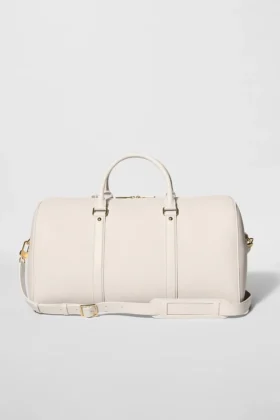 Alo Voyage Duffle – Bone Leather