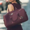 Alo Voyage Duffle - Bordeaux Leather